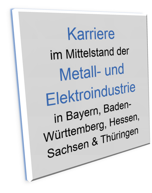 Banner Xing-Gruppe Karriere im Mittelstand der Metall- und Elektroindustrie