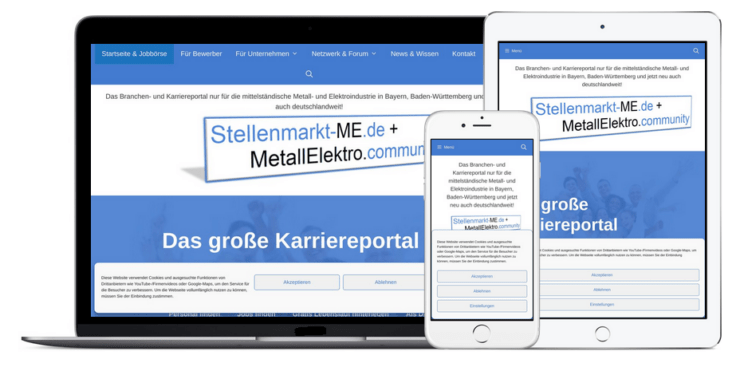 Willkommen bei Stellenmarkt-ME.de